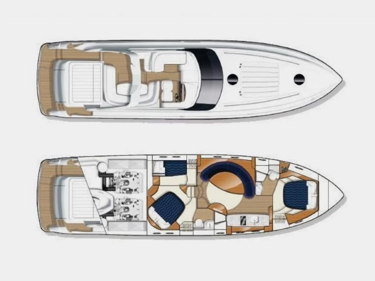 Wynajem łodzi Mahon tanio Princess V58