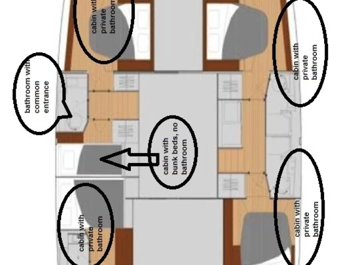 Wynajem łodzi Fountaine Pajot Saona 47 w Biograd na Moru na SamBoat 