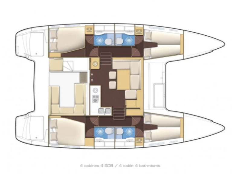 Wynajem łodzi Lagoon Lagoon 400 S2 w Es Jondal na SamBoat 