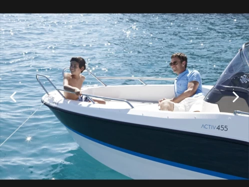 Wynajmij Quicksilver Activ 455 Open w Alcudia