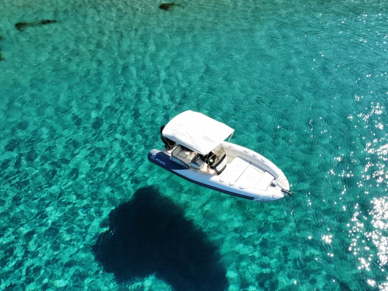 Zodiac N-ZO 600 między profesjonalistami a osobami prywatnymi w Santa Eularia des Riu