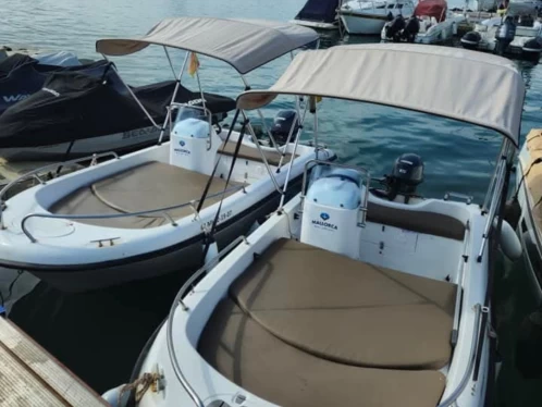 Wynajem łodzi Es Canutells tanio 450 