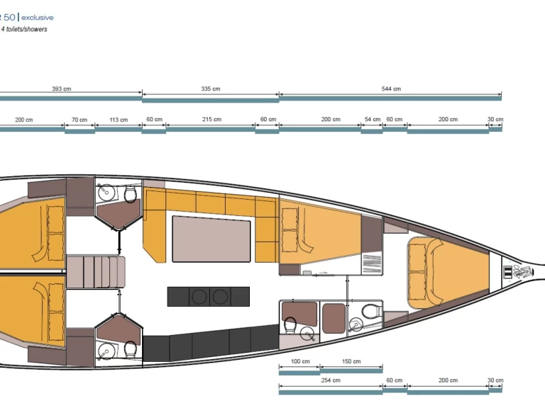 D&D Yacht D&D Kufner 50 między profesjonalistami a osobami prywatnymi w Fethiye