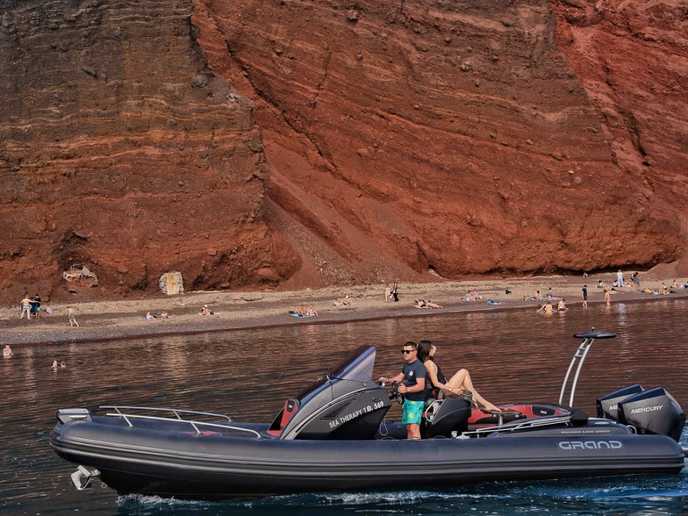 Wynajem łodzi Santorini Port tanio Golden Line G850L