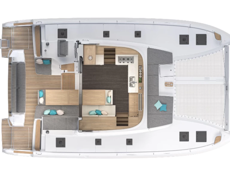 Wynajmij Katamaran z lub bez skippera Lagoon w Le Marin