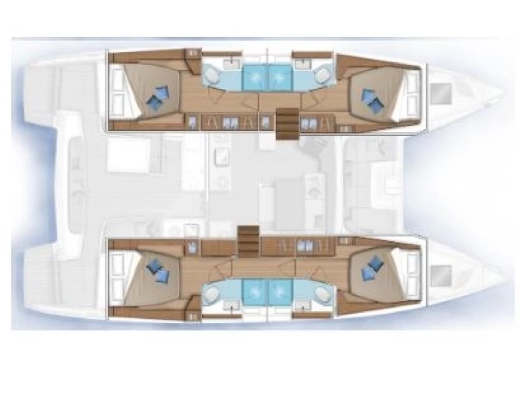 Wynajmij Lagoon Lagoon 46 w Lefkáda