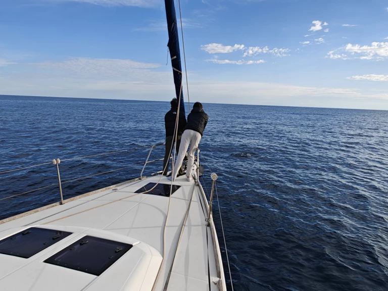 Dufour Dufour 460 Grand Large między profesjonalistami a osobami prywatnymi w Saint-Cyprien-Plage