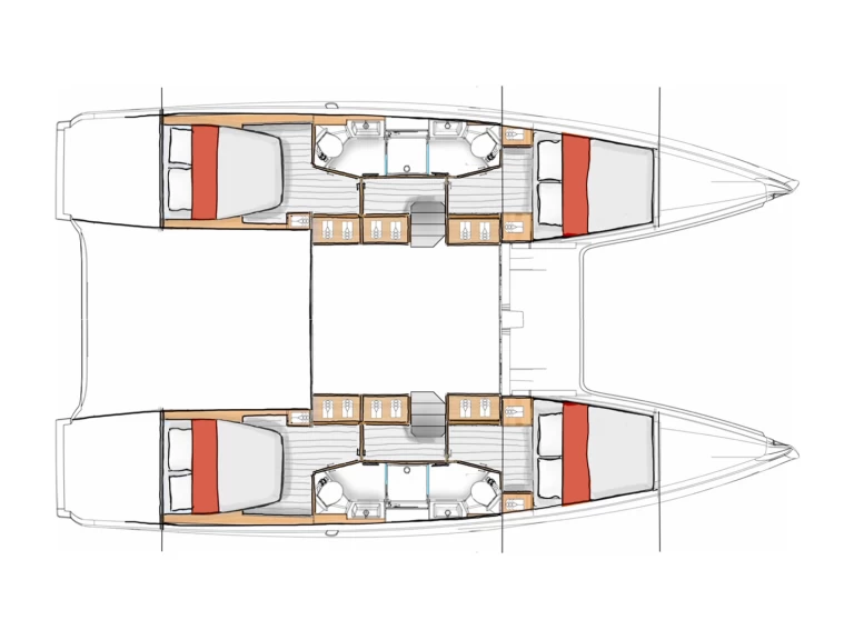 Wynajem Katamaran Excess z patentem 