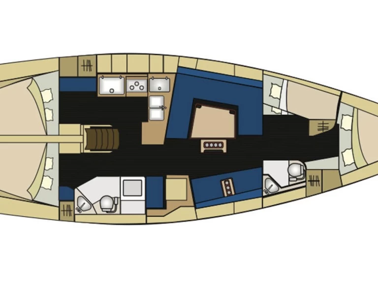 Wynajem Żaglowiec Elan z patentem 