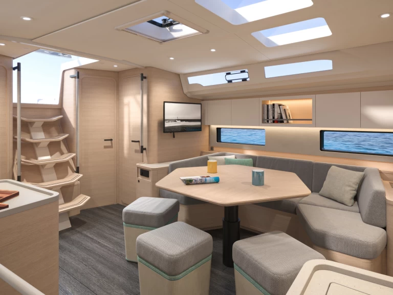 Dufour Dufour 44 między profesjonalistami a osobami prywatnymi w Lefkáda