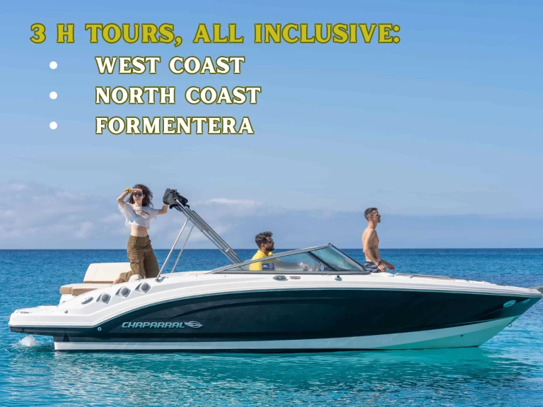 Motorówka do wynajmu w Sant Antoni de Portmany w najlepszej cenie