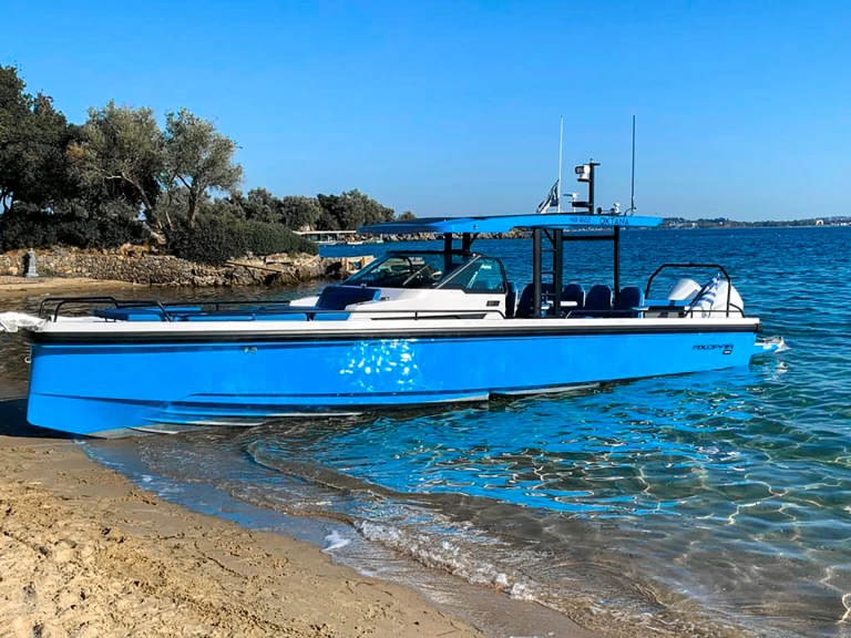 Wynajem łodzi Gouvia tanio Axopar 37 Sun-Top