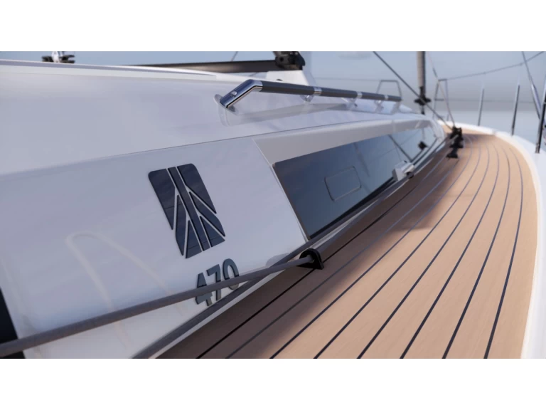 Dufour Dufour 470 między profesjonalistami a osobami prywatnymi w Lefkáda