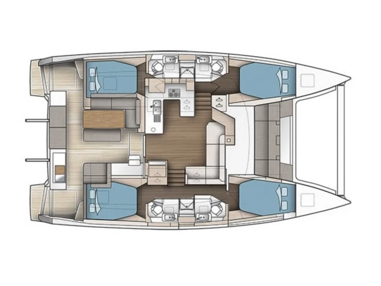 Wynajem w Pórto Chéli- Fountaine Pajot Astrea 42 na SamBoat