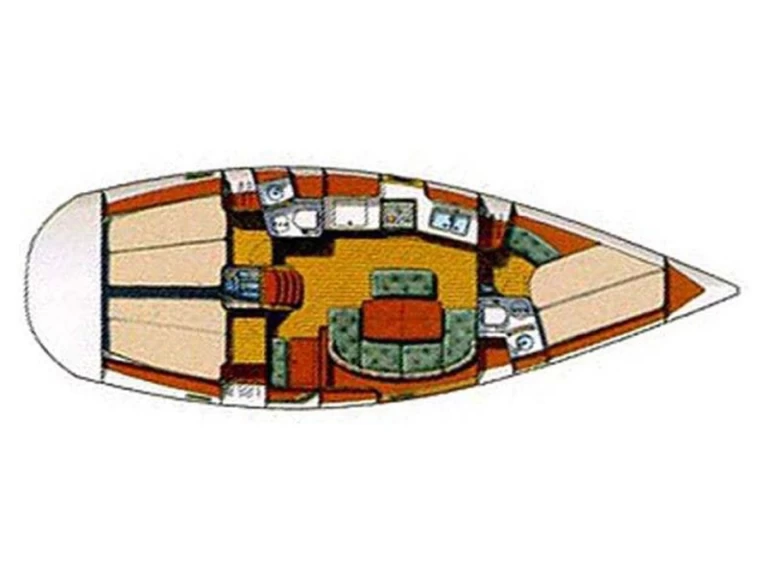 Wynajem Żaglowiec Bénéteau z patentem 