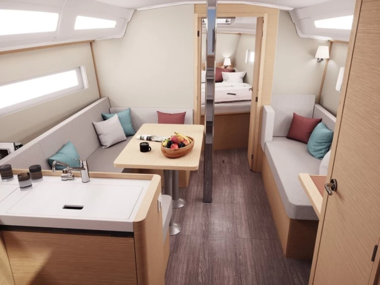 Wynajem Żaglowiec Jeanneau z patentem 