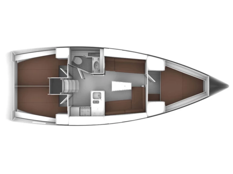 Bavaria Cruiser 37 między profesjonalistami a osobami prywatnymi w Sibenik