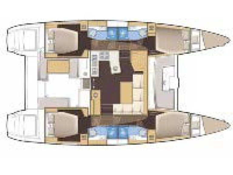 Wynajmij Katamaran z lub bez skippera Lagoon w Alimos