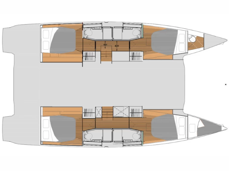 Wynajem Katamaran Fountaine Pajot z patentem 