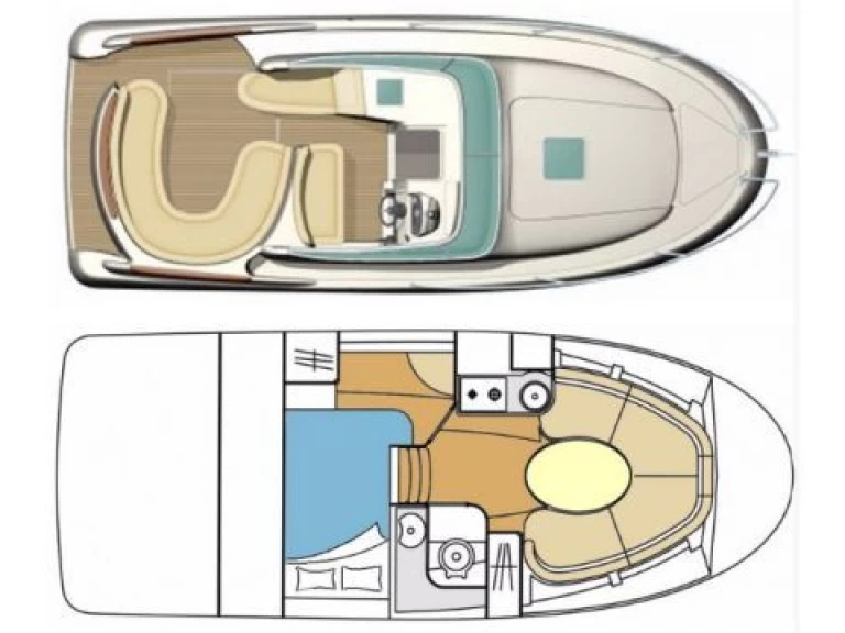 Wynajem Motorówka w Mandelieu-la-Napoule - Jeanneau Leader 805