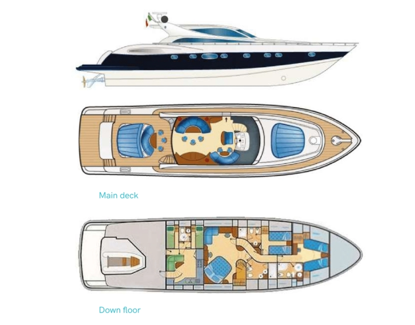 Wynajem łodzi Alfamarine 78 w Ibiza Town na SamBoat 