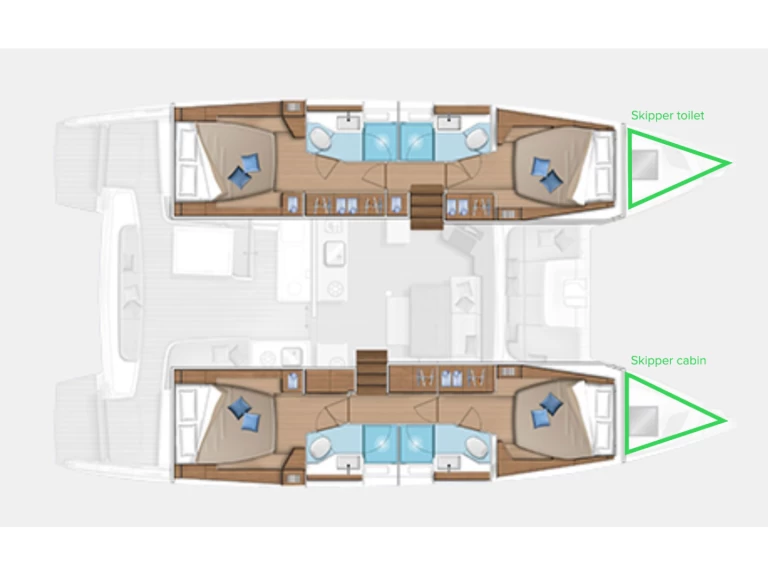 Wynajem Katamaran w Kaštela - Lagoon Lagoon 46