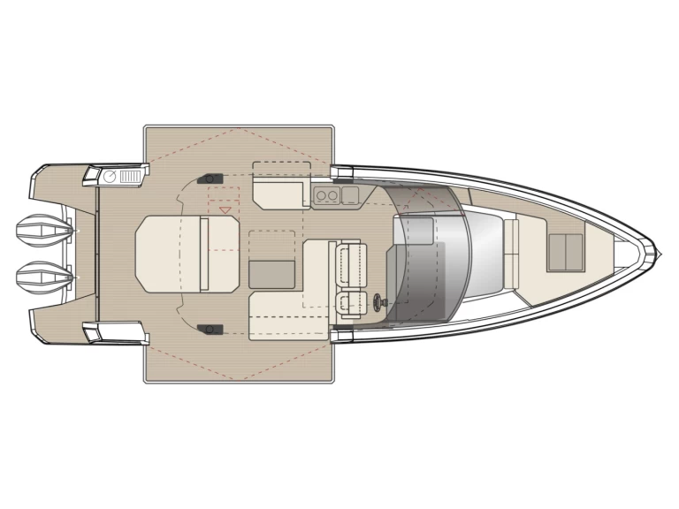 Wynajmij Motorówka z lub bez skippera Saxdor w Salamína