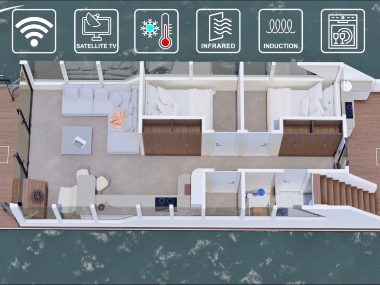 Barka do wynajmu w Waren (Müritz) w najlepszej cenie