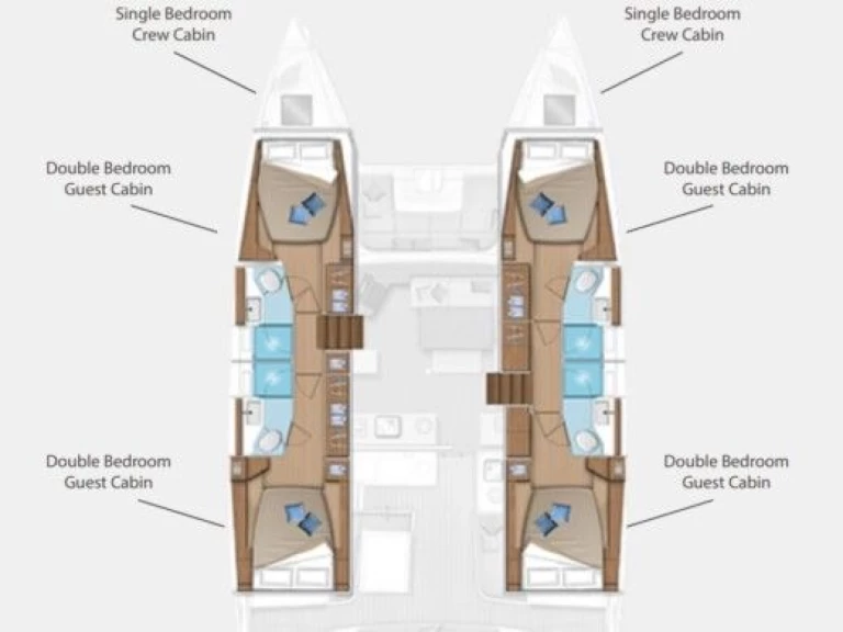 Wynajem Katamaran w Kardámaina - Lagoon Lagoon 46