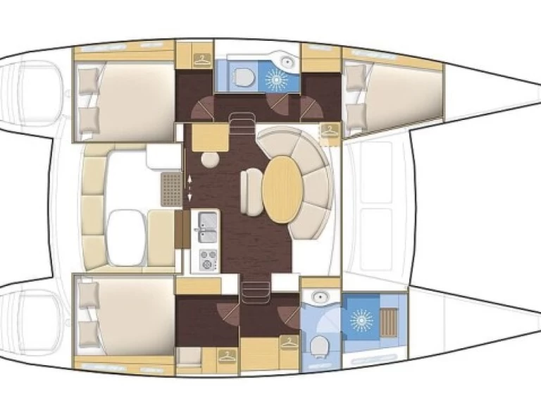 Wynajmij Katamaran z lub bez skippera Lagoon w Bonifacio