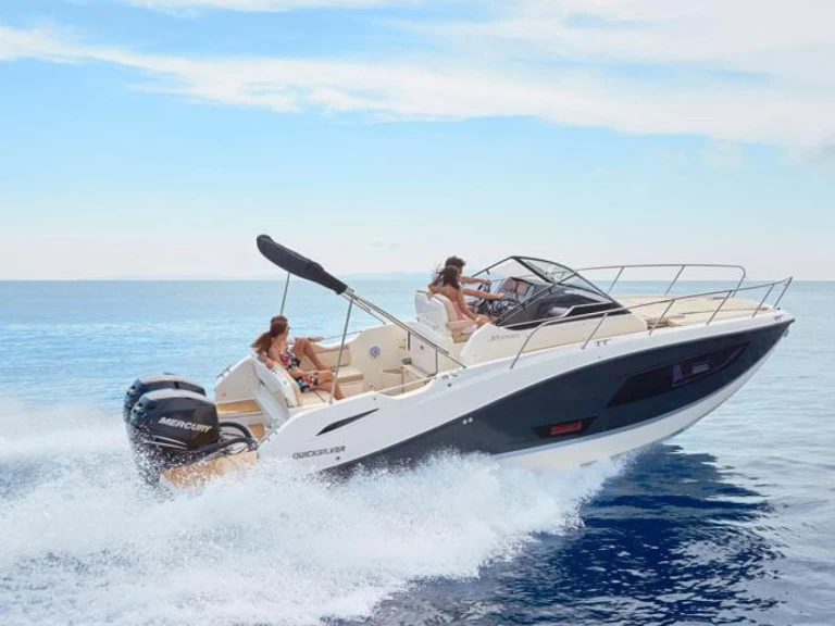 Wynajem Motorówka Quicksilver z patentem 