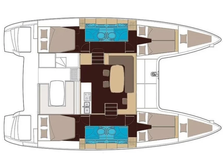 Wynajem łodzi Santa Eularia des Riu tanio Lagoon 400 S2