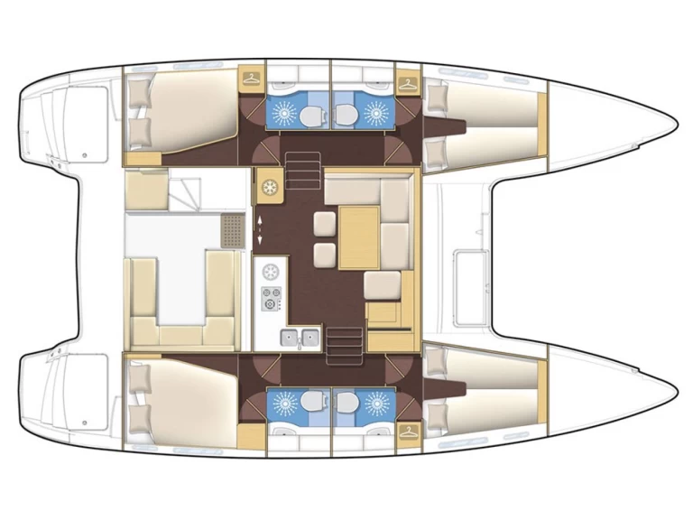 Wynajem Katamaran w Ligia - Fountaine Pajot Lucia 40