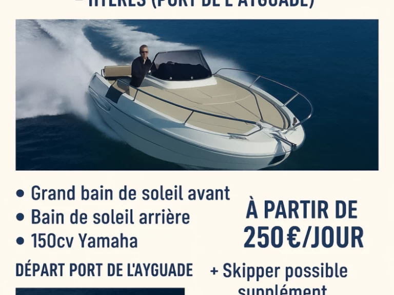 Bénéteau Flyer 6.6 SUNdeck między profesjonalistami a osobami prywatnymi w Hyeres
