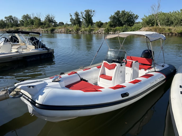 Wynajem Łódż półsztywna Ranieri z patentem 