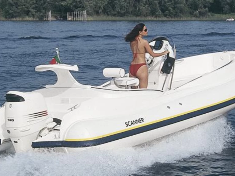 Wynajem Łódż półsztywna Scanner z patentem 