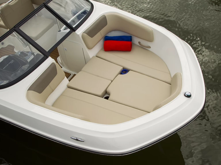 Bayliner VR6 OB między profesjonalistami a osobami prywatnymi w Altea