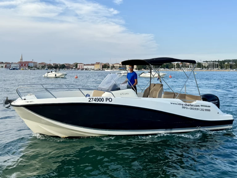 Wynajem Motorówka Quicksilver z patentem 