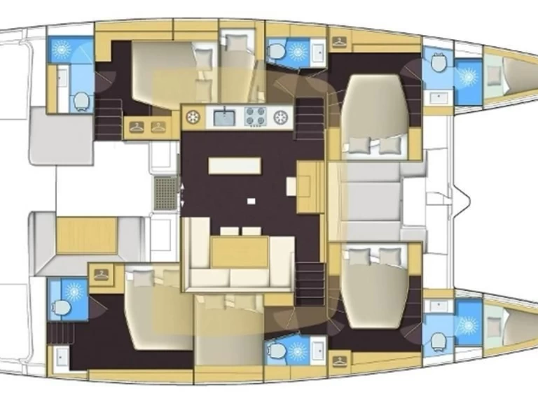 Wynajmij Lagoon Lagoon 52 F w Sant Antoni de Portmany
