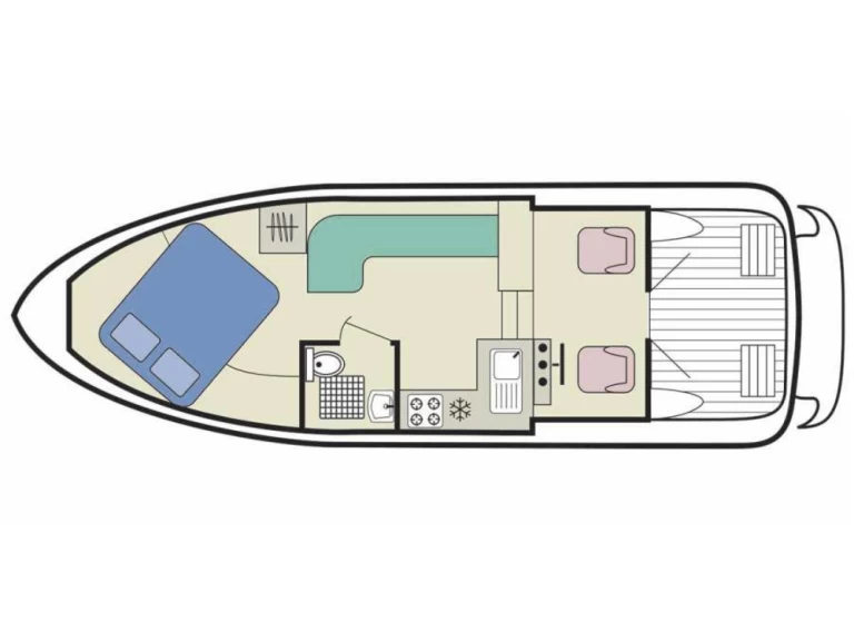 Wynajem Motorówka Le Boat z patentem 