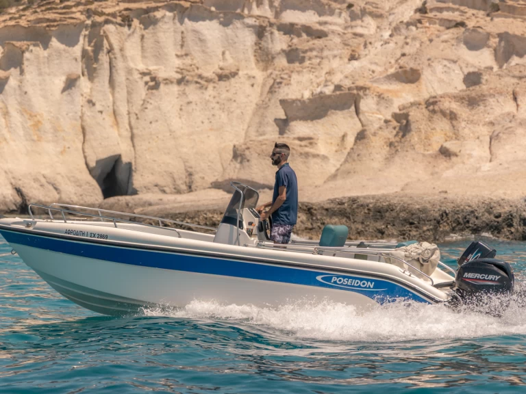 Wynajem łodzi Poseidon BLU WATER 185 w Mílos na SamBoat 
