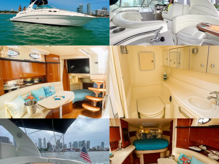 Wynajem Motorówka w Miami - Sea Ray Sundancer 37