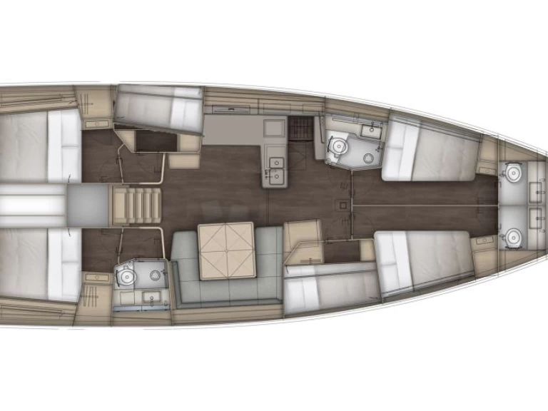 Wynajem łodzi Donji Seget tanio Dufour 54 - 6 cab.