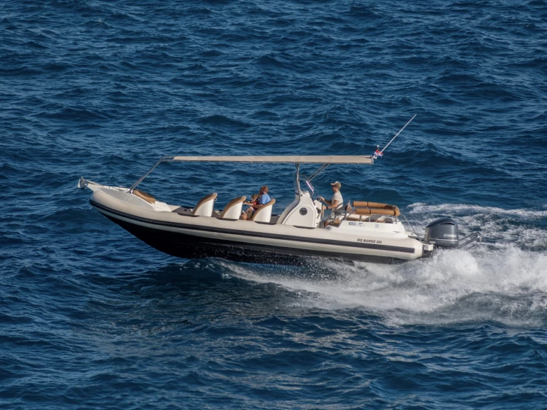 Wynajem Łódż półsztywna Ris Marine z patentem 