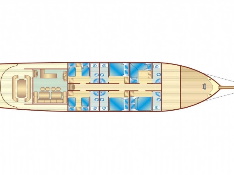 Wynajmij Luksusowy jacht z lub bez skippera Bibi Aysegul Gulet w Bodrum harbour