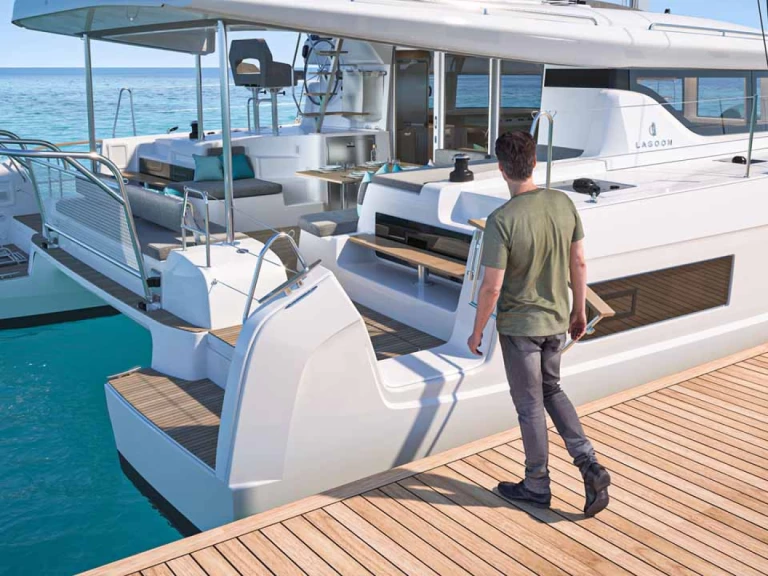 Wynajmij Katamaran z lub bez skippera Lagoon w Sibenik