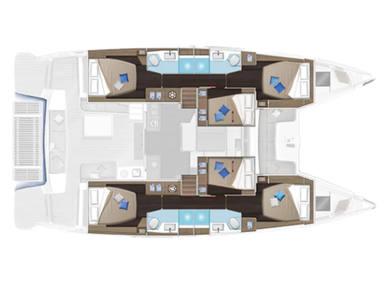 Lagoon Lagoon 51 między profesjonalistami a osobami prywatnymi w El Gouna