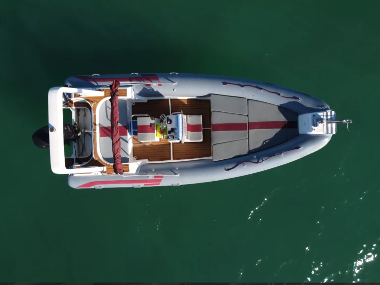 Rib 730 między profesjonalistami a osobami prywatnymi w Port d'Alcudia