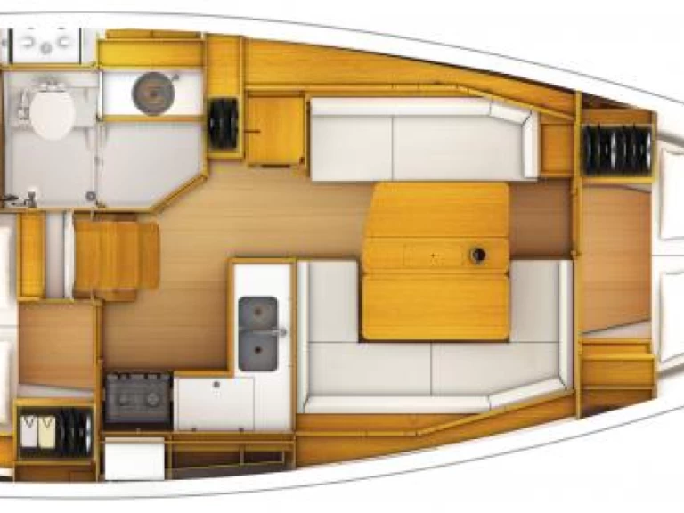 Wynajem łodzi Hyeres tanio Sun Odyssey 389