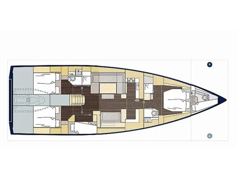 Wynajem Żaglowiec Bavaria z patentem 